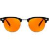 Semi-rimless-matte Black