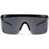 004 Bright Black Frame Gray Lens
