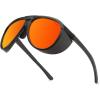 Black Frame & Red Mirror Lens
