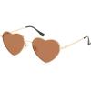 004 Gold Frame/Brown Lens