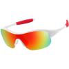 01 White Frame Red Mirrored Lens Red Legs