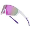 White Frame & Purple Mirror Lens