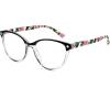 imageFEISEDY Reading Glasses Cat Eye Blue Light Blocking Readers Anti Eyestrain with Spring Hinge B0043Black