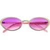 Gold Frame Gradient Pink Lens