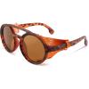 008 Leopard Frame | Tea Lens | Orange Leather