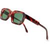 Tortoise Frame & Green Lens