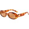 Leopard Frame Champagne Lens