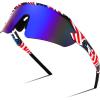 001 Stars&stripes Style| Blue Lens