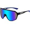 Black Blue Frame Blue Mirrored Lens