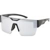 Black Frame With Silver Mirrored Lenses