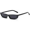 imageFEISEDY Vintage Square Small Sunglasses Cateye Women Acetate Frame Eyewear B2292Black