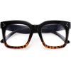 Black Gradient Leopard Frame