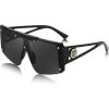 Black Frame & Grey Lens
