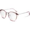 Pink Frame Transparent Lens