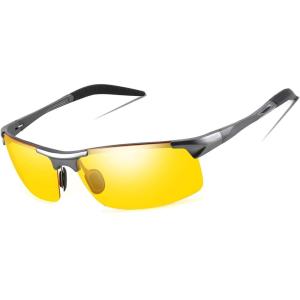 FEISEDY Mens Sports Polarized Sunglasses UV Protection Sunglasses for Men Cycling Driving B2442