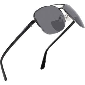 FEISEDY Reader Sunglasses for Men Women Bifocal for Reading Under Sun Glasses B2718(Black)