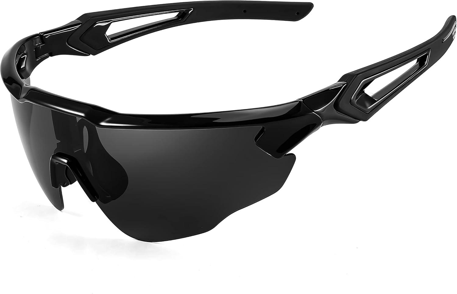image:imageFEISEDY Youth Sport Polarized Sunglasses for 816 Cycling Running Driving Baseball Goggles Glasses B0011005blackGrey