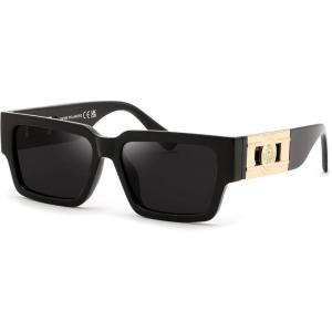 FEISEDY Retro Trendy Rectangle Polarized Sunglasses for Women Men,Classic Narrow Square Sun Glasses B0314(Black/Gray)
