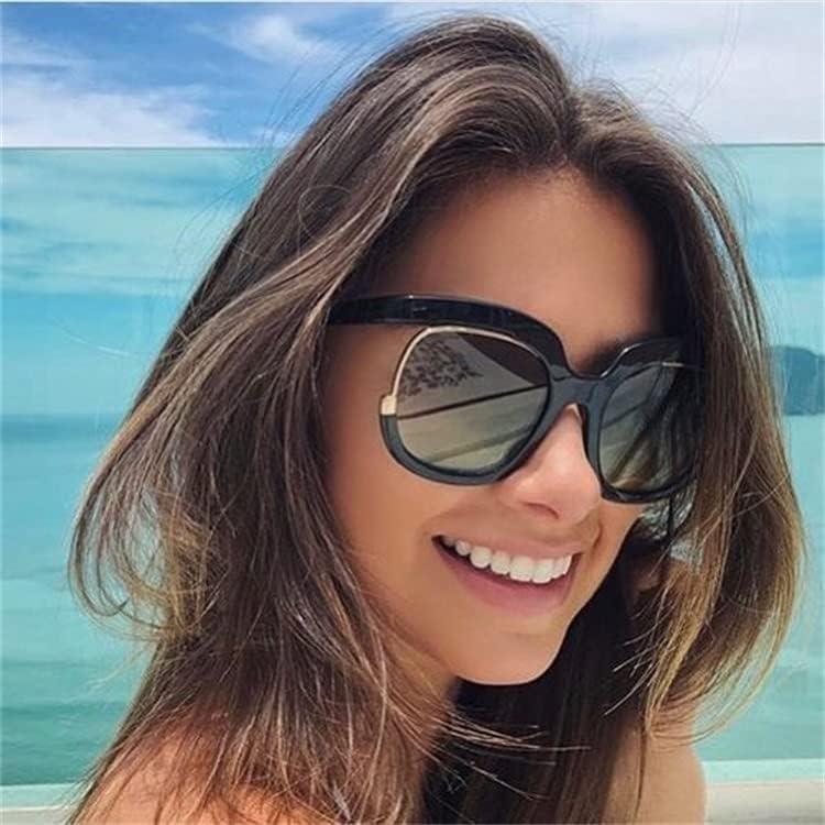 image:imageFEISEDY Retro Square Round Women Sunglasses Large Vintage Lady Shades B4091Black