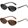 (2 Pack) Black & Brown