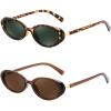 (2 Pack) Leopard & Brown