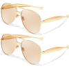 2pack(gold/Champagne+gold/Champagne)