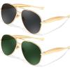 2pack(gold/Grey+gold/Green)