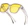 Transparent Gray/Yellow