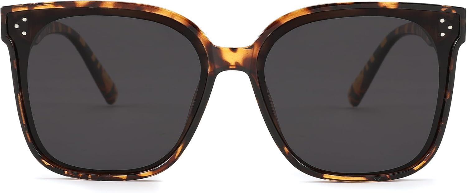 image:imageFEISEDY Oversized Polarized Sunglasses UV400 Protection Square Fashion Sun Glasses for Outdoor amp Daily B2600Camouflage Frame