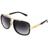 002 Gold Frame/Gradient Gray Lens