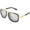 003 Gold Frame/White Mirrored Lens