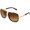 004 Gold Frame/Gradient Brown Lens