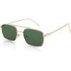 008 Gold Frame/Green Lens