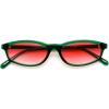 Green Frame Red Lens