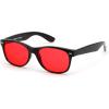 Black-red Lens