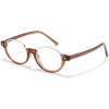 image:imageFEISEDY Trendy Oval Blue Light Glasses for Women Fake Nerd Eyewear Frame Anti Glare B1380Tea