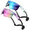 2pack Transparent Purple & Purple+transparent Blue & Blue