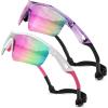 2pack Transparent Purple+white & Pink