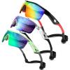 3pack Black & Red+transparent Green & Green+transparent Grey & Blue