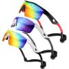 3pack Black & Red+white & Blue+white & Red
