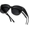 Black Frame & Grey Lens